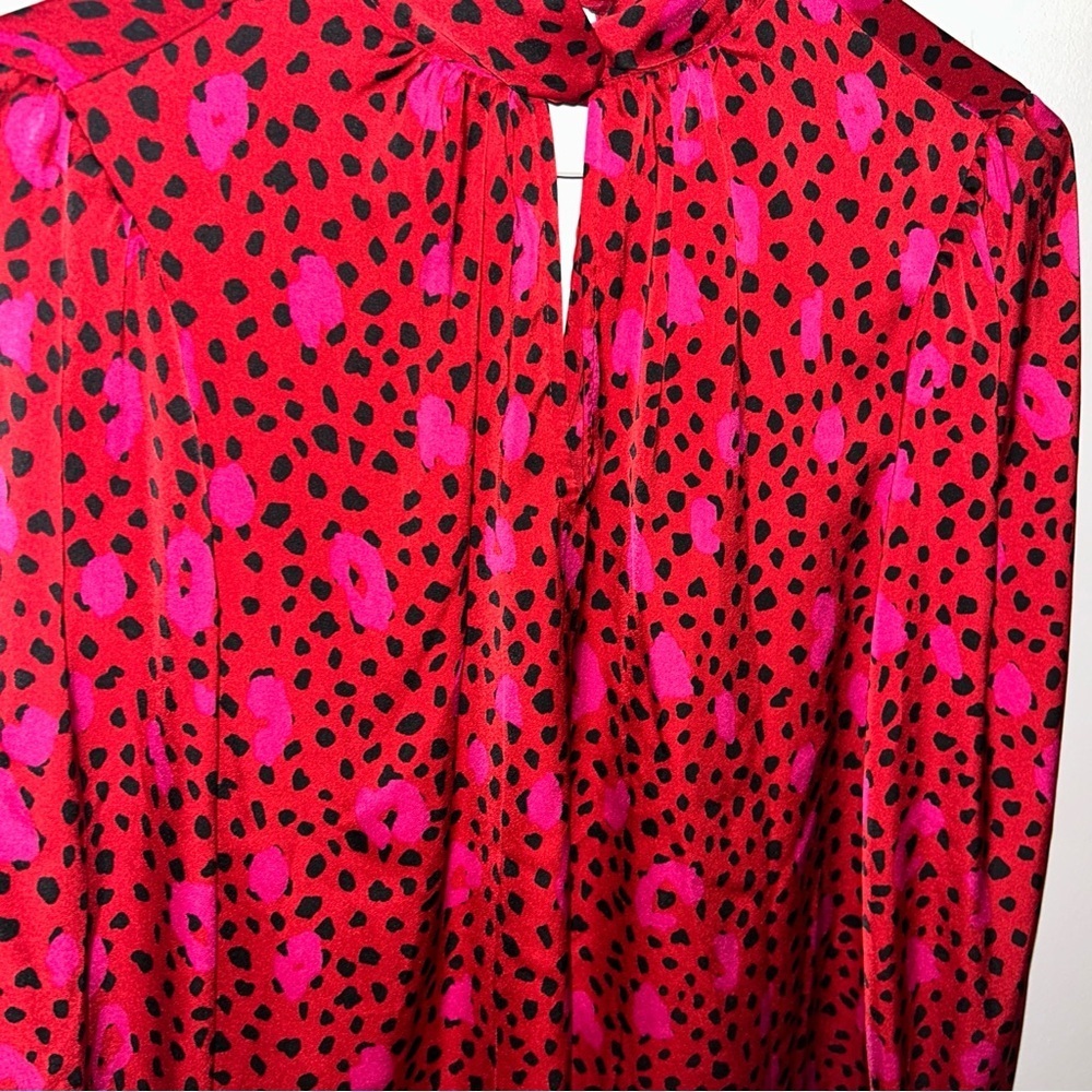 Nine West Red and Pink Blouse - Picture 2 of 3